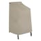 Modern Leisure Chalet Stackable/High Back Bar Chair Cover, 27 in. L x 27 in. W x 49 in. H, Beige 2920 - alternate 1